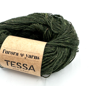 Wełna 100 % alpaka merino TESSA leśny