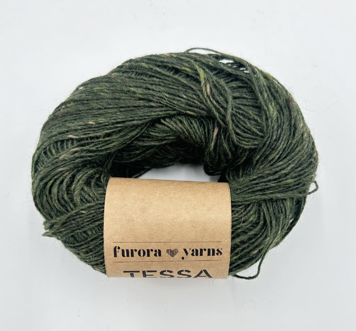 Wełna 100 % alpaka merino TESSA leśny
