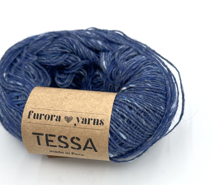 Wełna 100 % alpaka merino TESSA niebieski