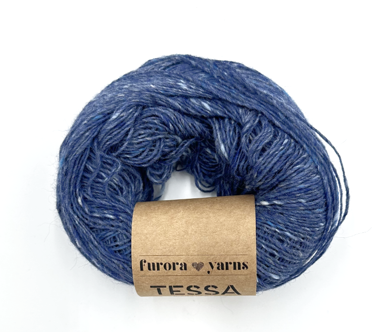 Wełna 100 % alpaka merino TESSA niebieski
