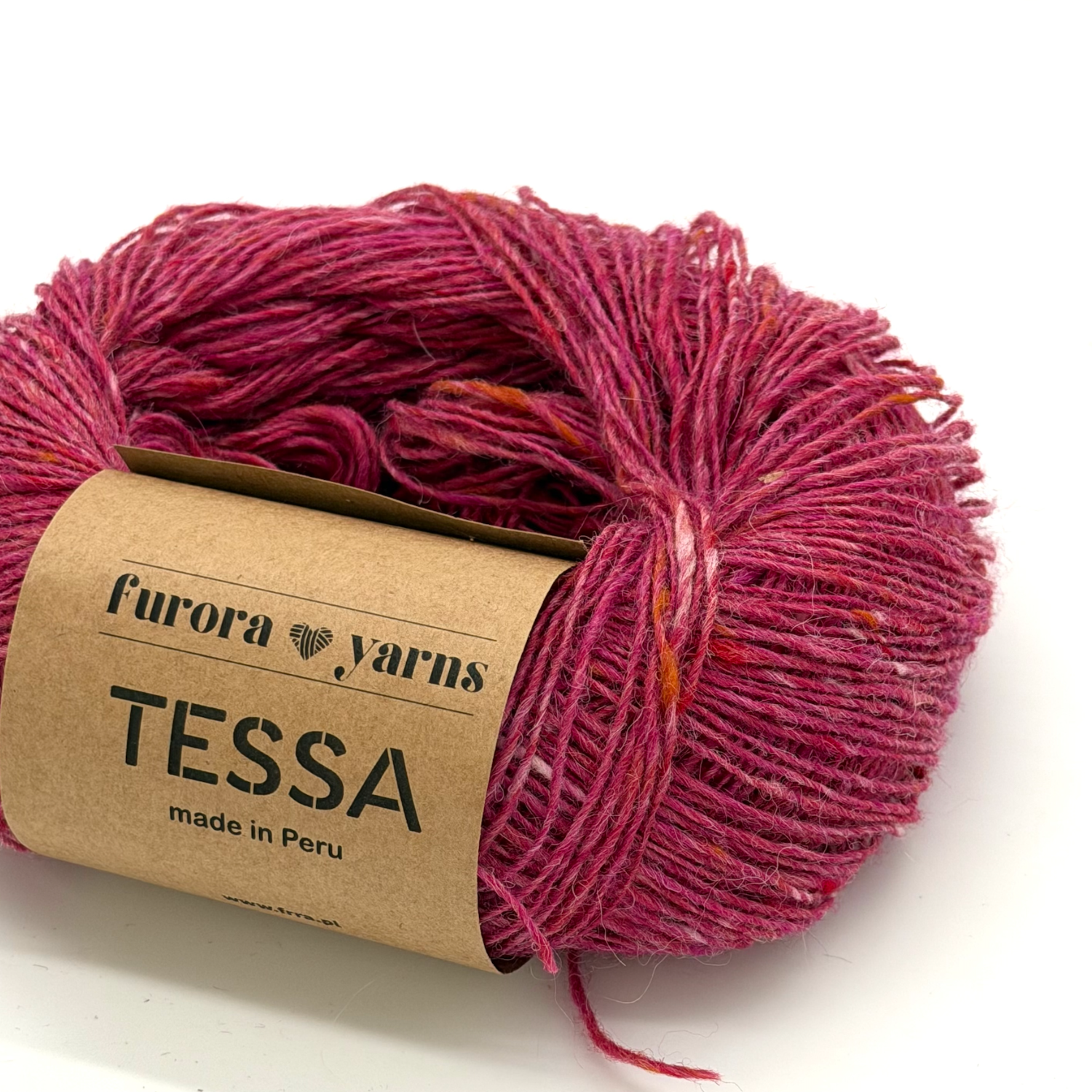 Wełna 100 % alpaka merino TESSA różowy