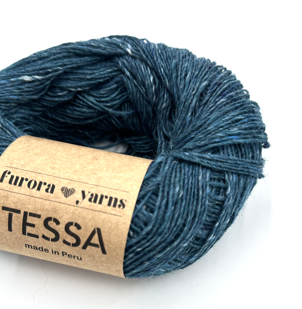Wełna 100 % alpaka merino TESSA turkus