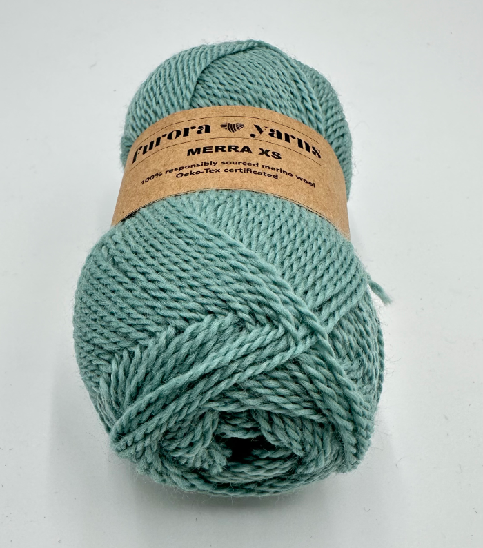 WEŁNA MERINO 100% MERRA XS mięta 50g