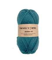 WEŁNA MERINO 100% MERRA XS morski 50g