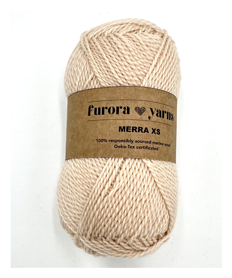 WEŁNA MERINO 100% MERRA XS muszla 50g