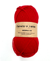 WEŁNA MERINO 100% MERRA XS świąteczny 50g