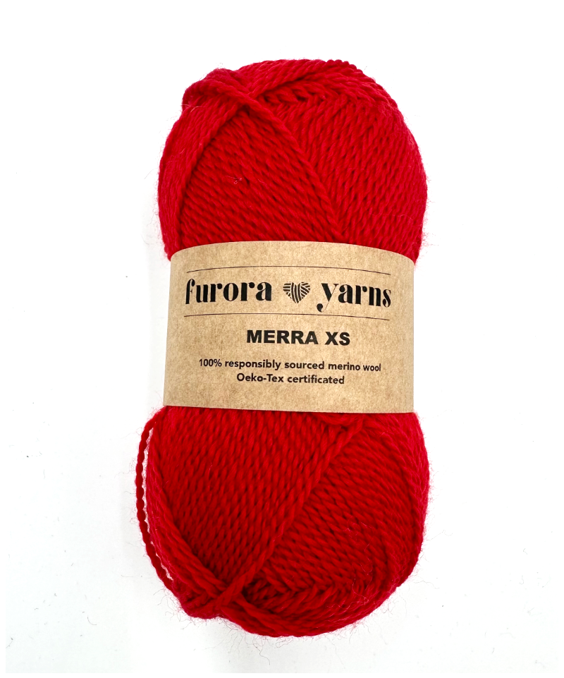 WEŁNA MERINO 100% MERRA XS świąteczny 50g