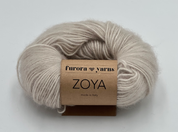 Włóczka merino, baby alpaka, bawełna ZOYA  50g zimne kakao