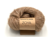 Włóczka merino, baby alpaka, bawełna ZOYA  50g karmel