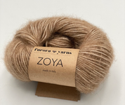 Włóczka merino, baby alpaka, bawełna ZOYA  50g karmel