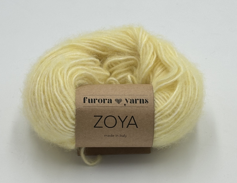 Włóczka merino, baby alpaka, bawełna ZOYA  50g wiejskie masło