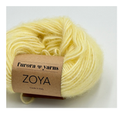 Włóczka merino, baby alpaka, bawełna ZOYA  50g wiejskie masło
