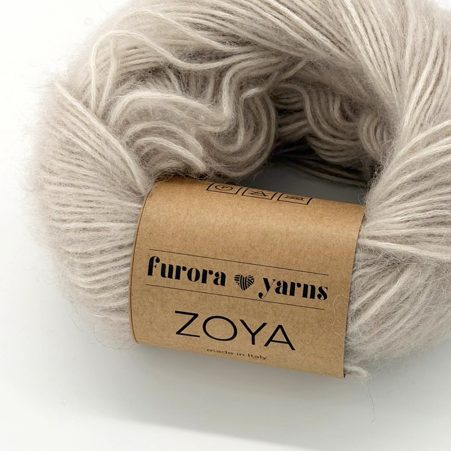 Włóczka merino, baby alpaka, bawełna ZOYA  50g zimne kakao