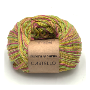 Włóczka wełniana CASTELLO  100g  sorbet